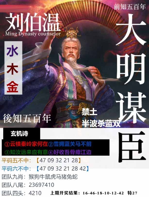 089期大明谋臣[图]